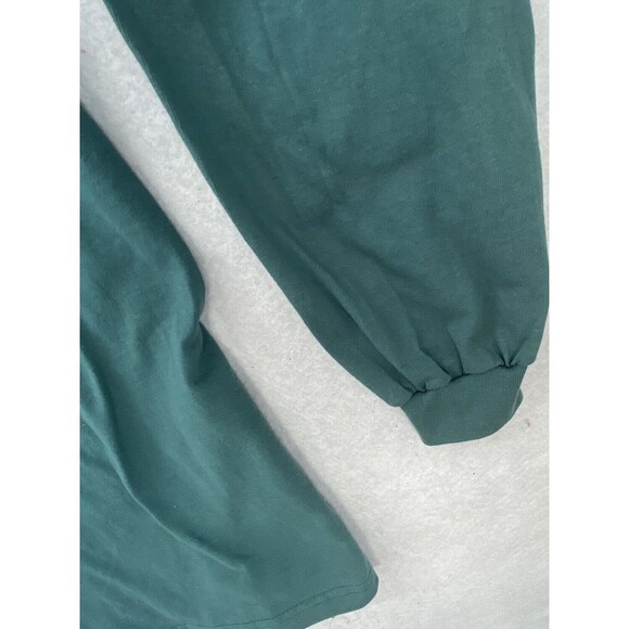 Pipeline Men Shirt Size Large Green USA Made Surf Vintage Long Sleeve - Picture 7 of 8